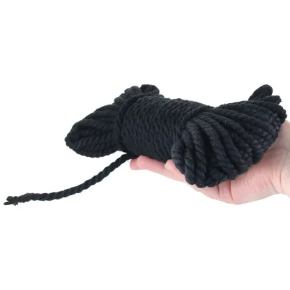 Merci Bind &amp; Tie Hemp 30ft Bondage Rope in Black