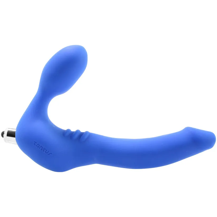 Tantus  Strapless Slim Silicone Double Dildo in Blue-Seduce Mart