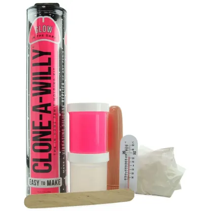 Empire Labs  Clone-A-Willy Glow in the Dark in Hot Pink-Seduce Mart