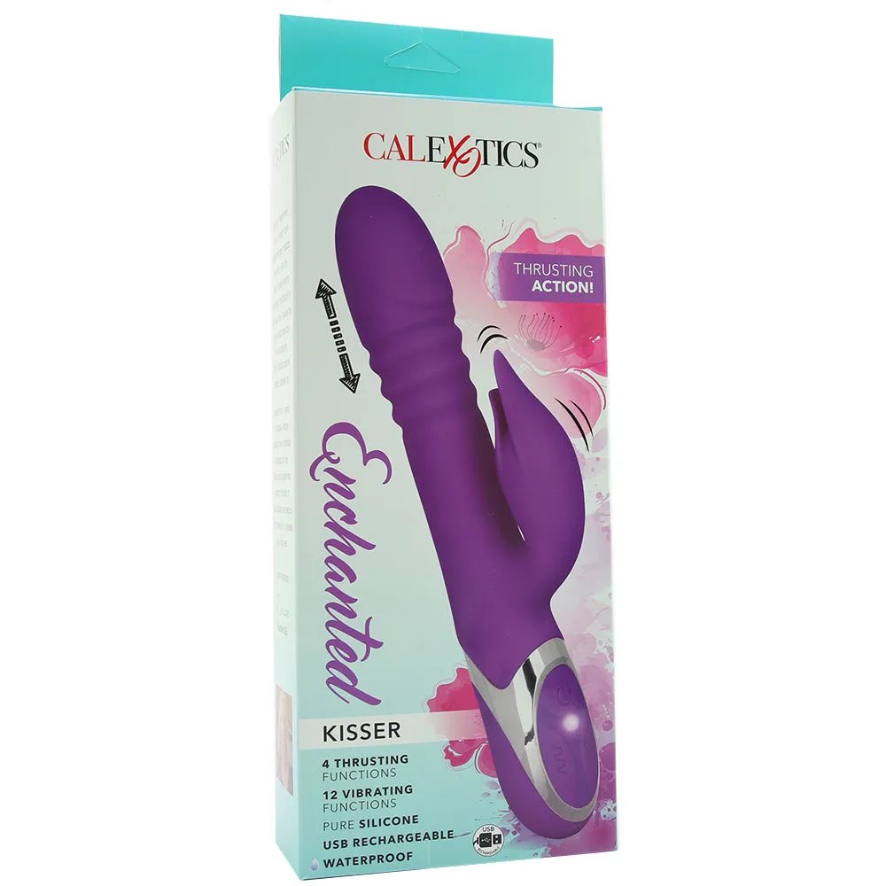 CalExotics  Enchanted Kisser Thrusting Rabbit Vibe in Purple-Seduce Mart