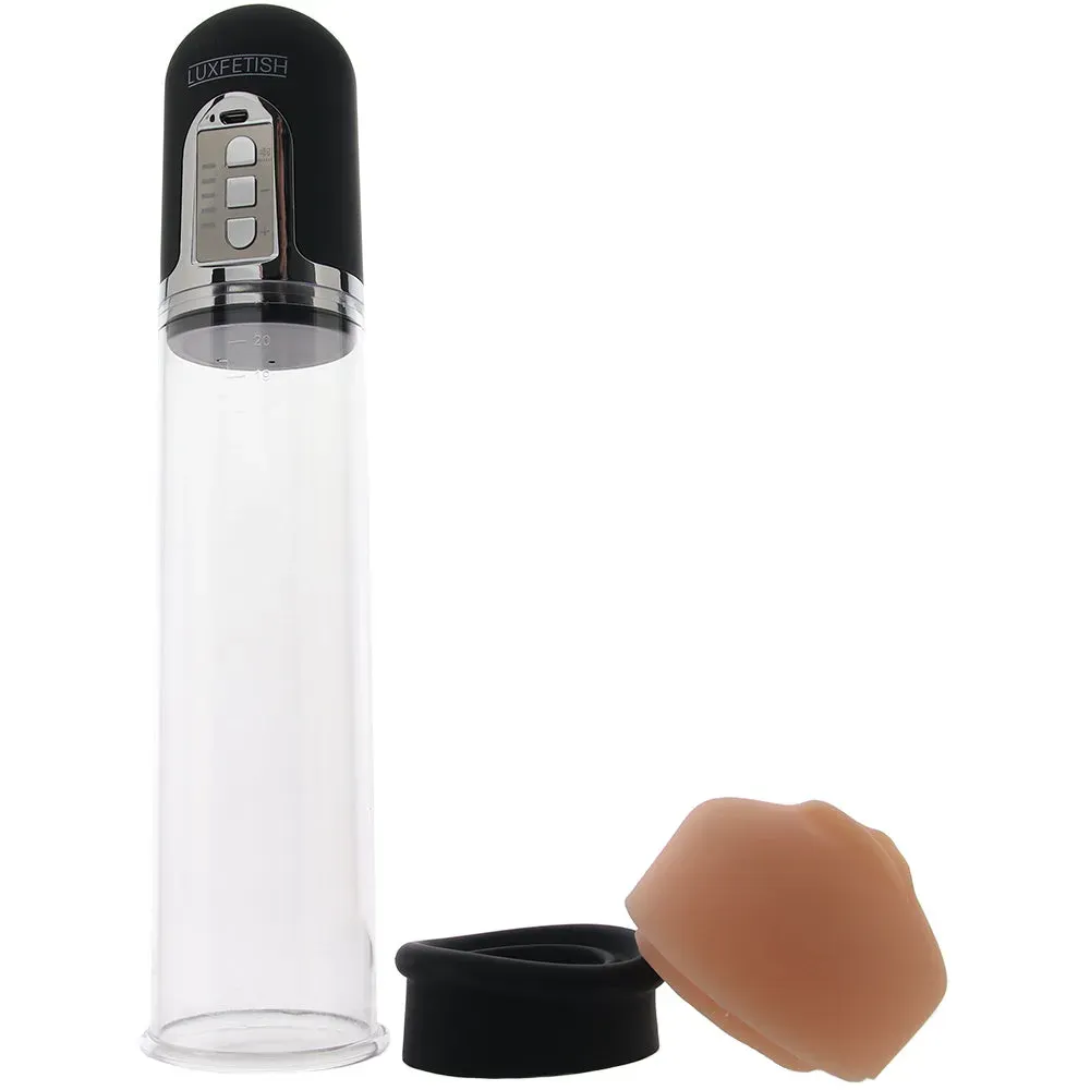 Electric Eel  Lux Fetish 2-in-1 Blowjob Auto Sucker and Pump