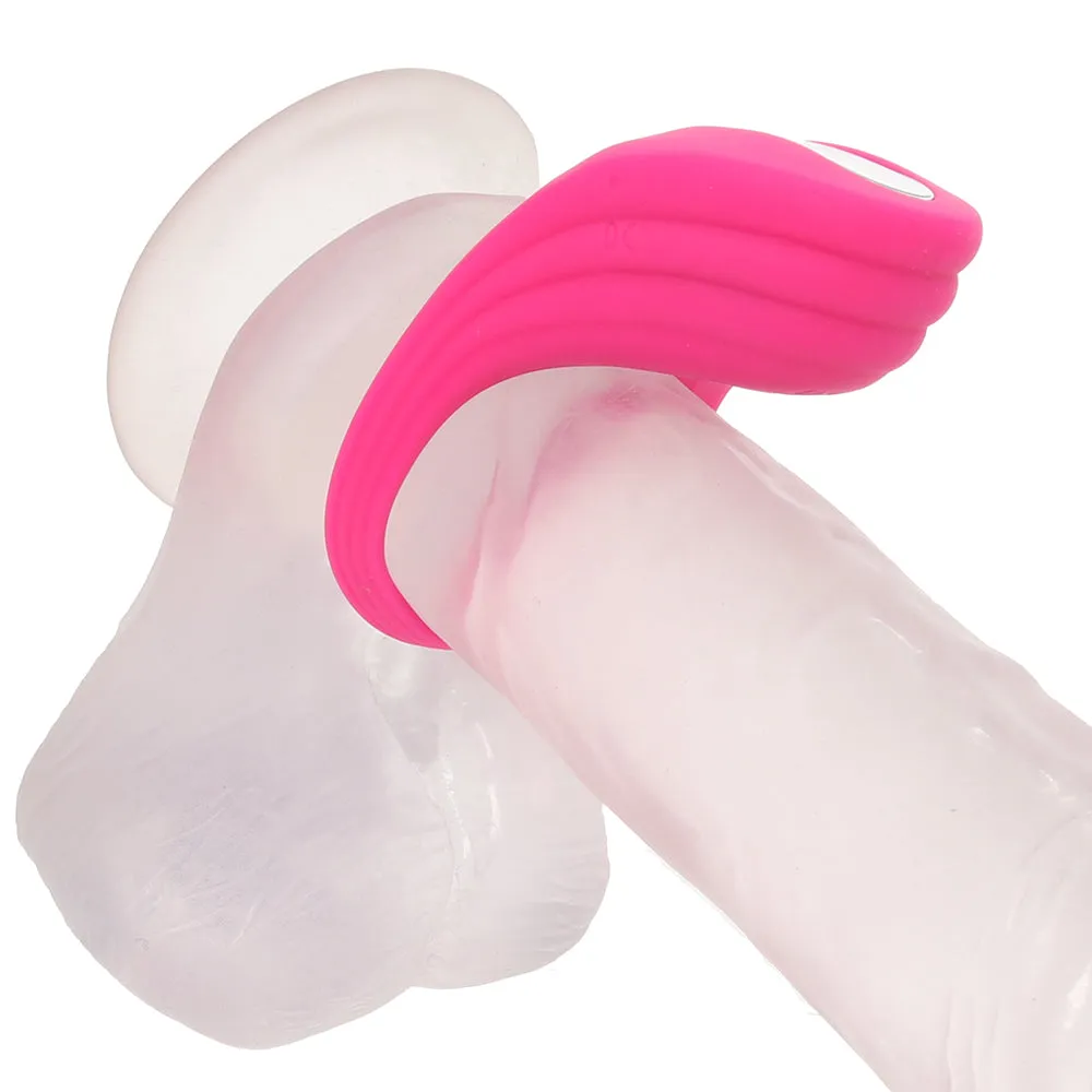 CalExotics  Silicone Remote Vibrating Pleasure Ring-Seduce Mart