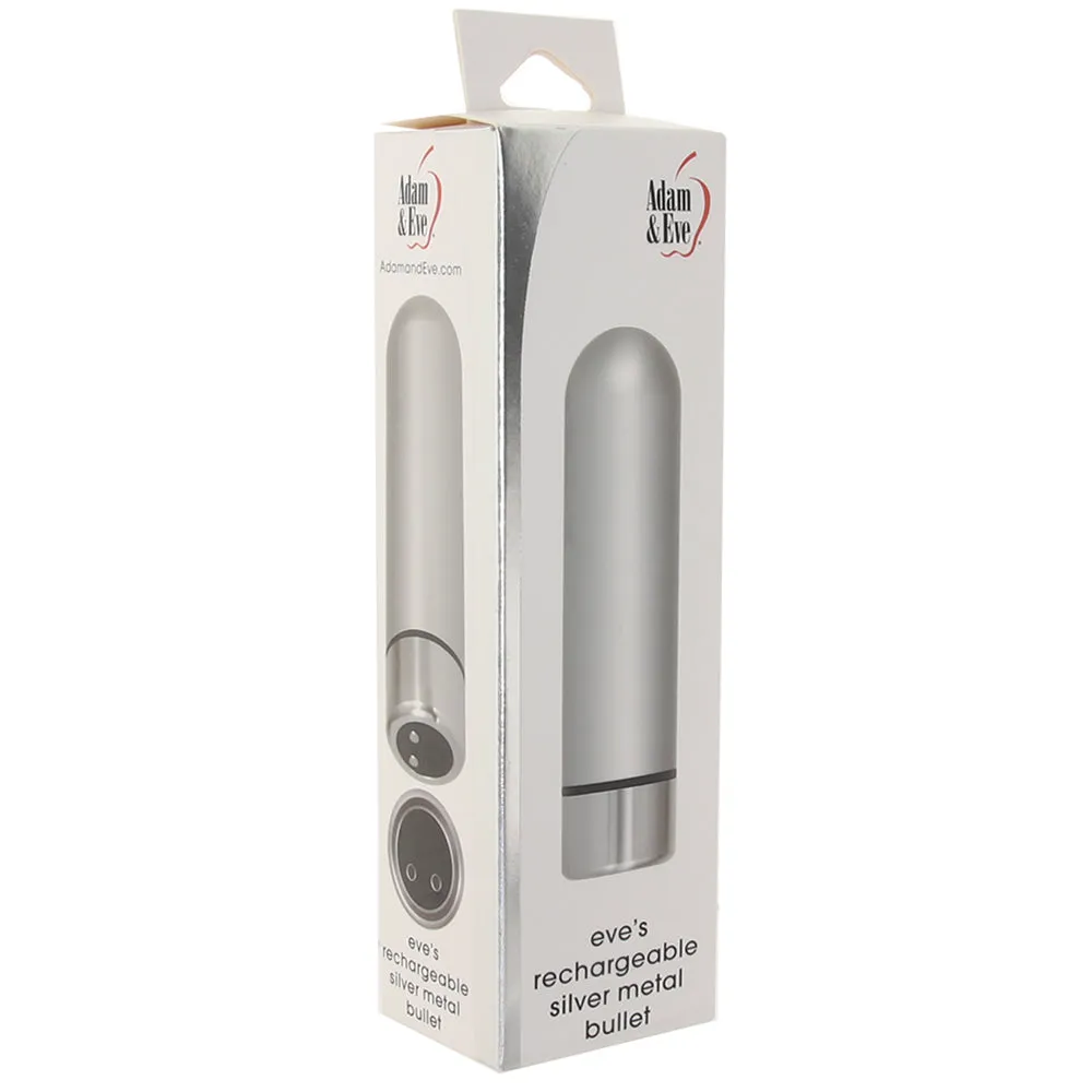 Evolved Novelties  Eve's Rechargeable Silver Bullet Aluminum Vibe-Seduce Mart