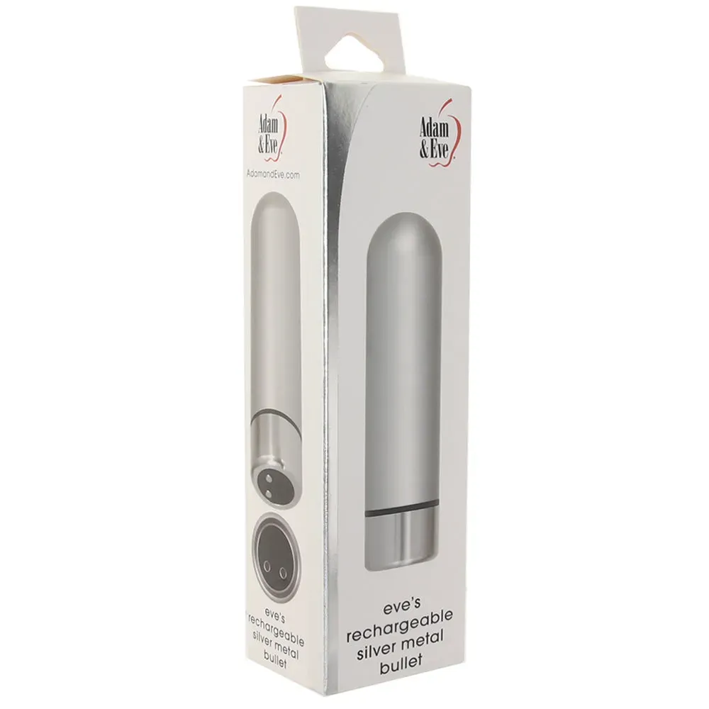 Evolved Novelties  Eve's Rechargeable Silver Bullet Aluminum Vibe-Seduce Mart