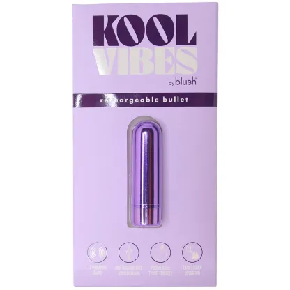 Blush  Kool Vibes Rechargeable Mini Bullet in Grape-Seduce Mart