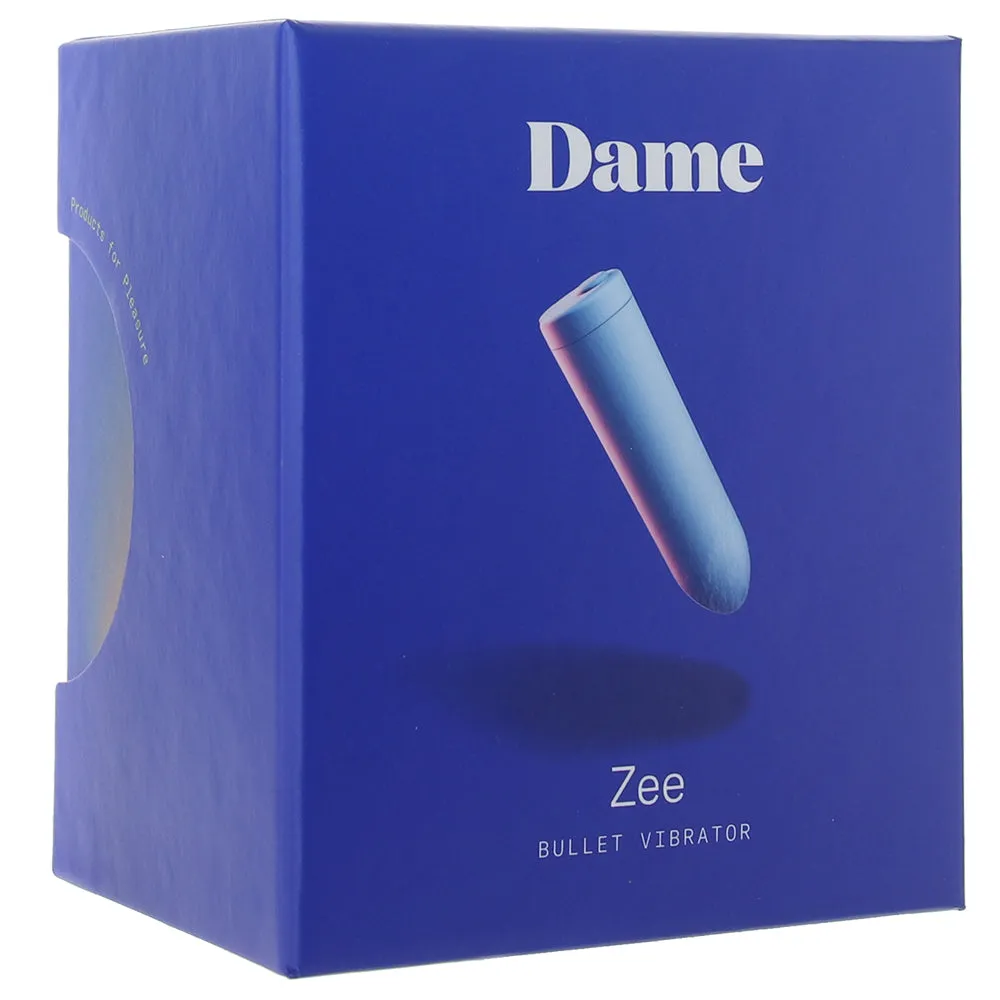DAME Products  Dame Zee Bullet Vibe in Periwinkle-Seduce Mart