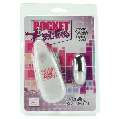 CalExotics  Pocket Exotics Silver Bullet Vibe-Seduce Mart