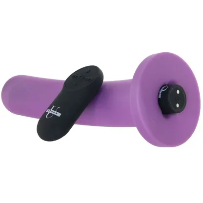 XR Brands  Strap U Triple Peg Vibrating Silicone Dildo Set-Seduce Mart