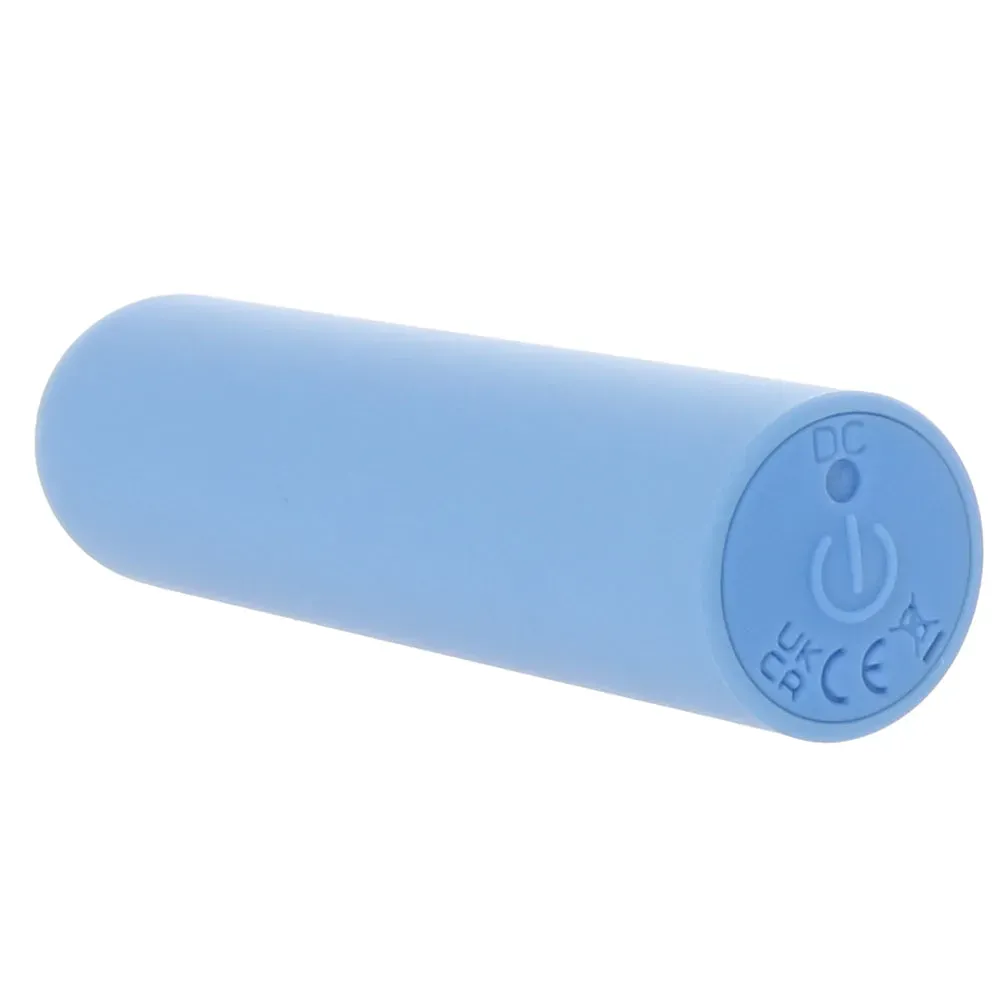 CalExotics  Turbo Buzz Rounded Bullet Vibe in Blue-Seduce Mart