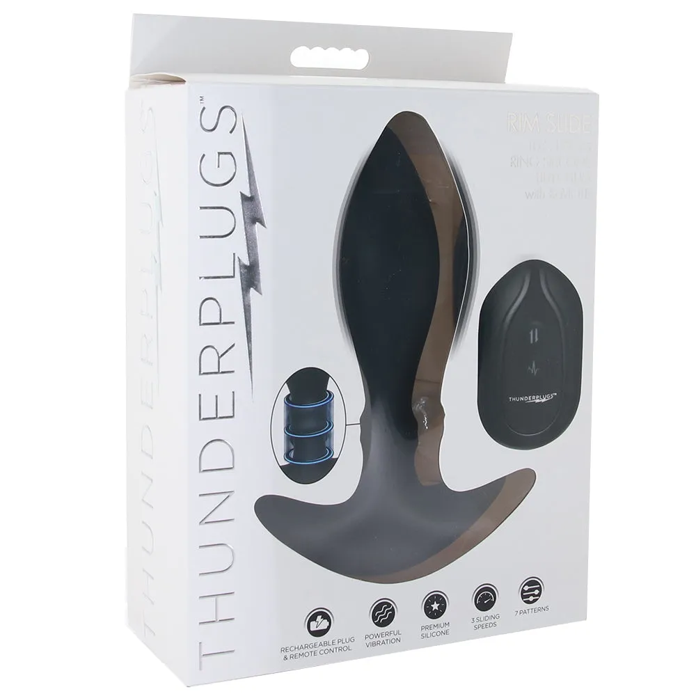 XR Brands  Thunder Plugs Rim Slide Remote Plug-Seduce Mart