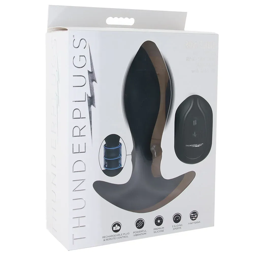 XR Brands  Thunder Plugs Rim Slide Remote Plug-Seduce Mart