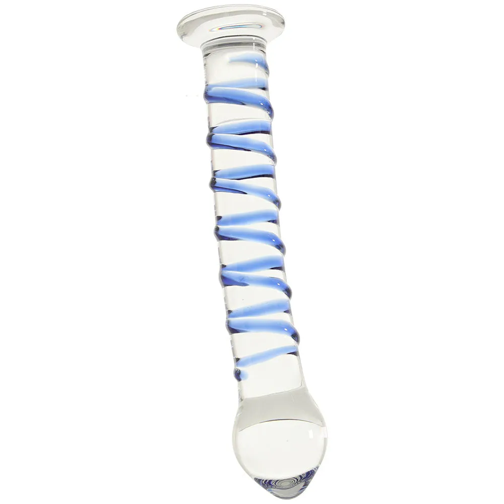 Electric Eel  gläs Double Penetration Swirly Dildo &amp; Plug Set