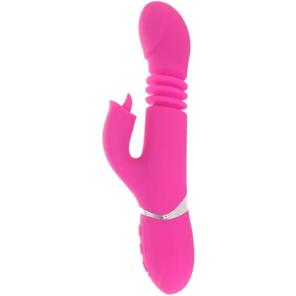 Evolved Novelties  Pink Dragon Thrusting Rabbit Vibe-Seduce Mart