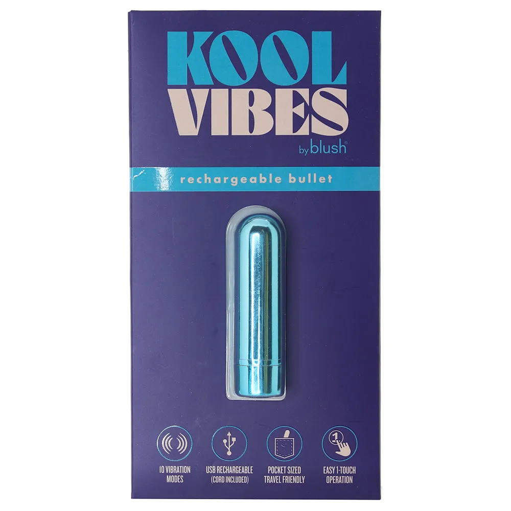 Blush  Kool Vibes Rechargeable Mini Bullet in Blueberry-Seduce Mart