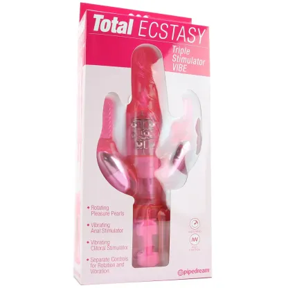 Pipedream  Total Ecstasy Triple Stimulator Vibe-Seduce Mart