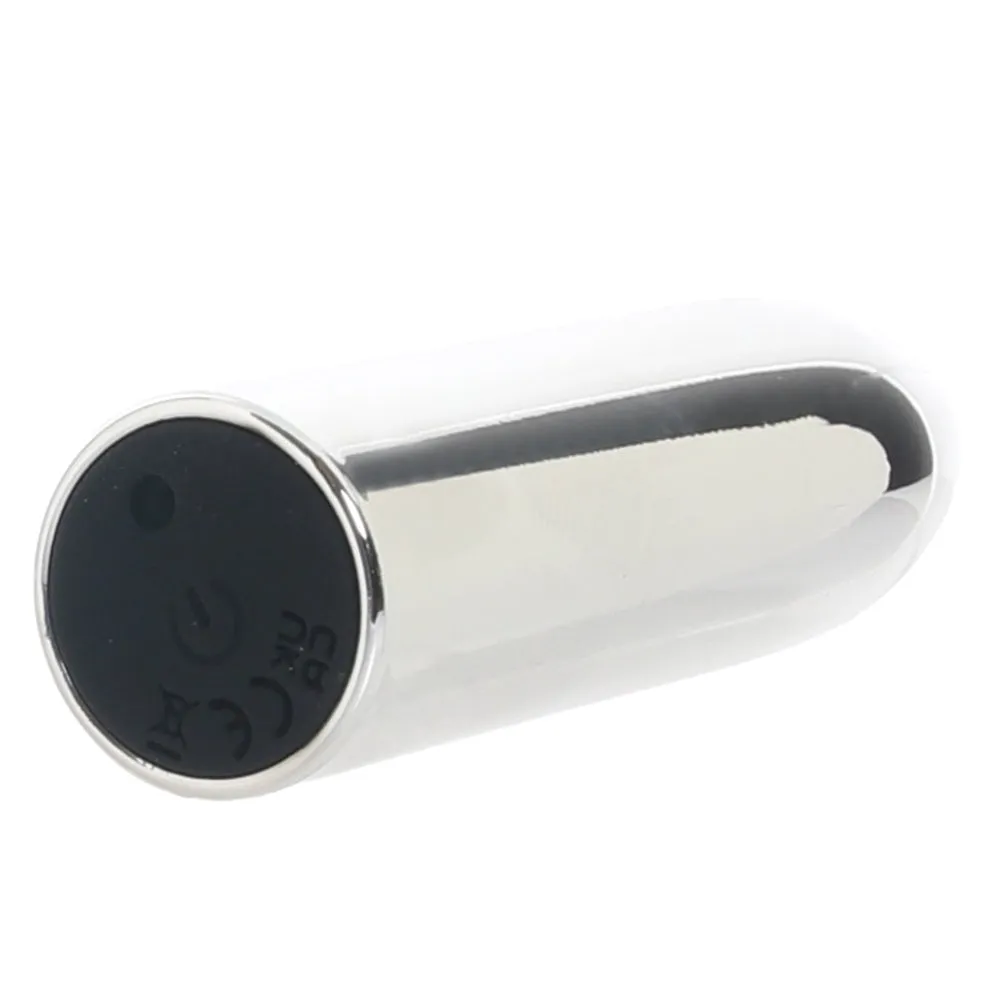 CalExotics  Turbo Buzz Classic Mini Bullet Vibe in Silver-Seduce Mart