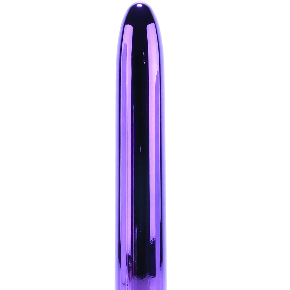 Pipedream  Classix 7 Inch Slimline Rocket Vibe in Metallic Purple-Seduce Mart