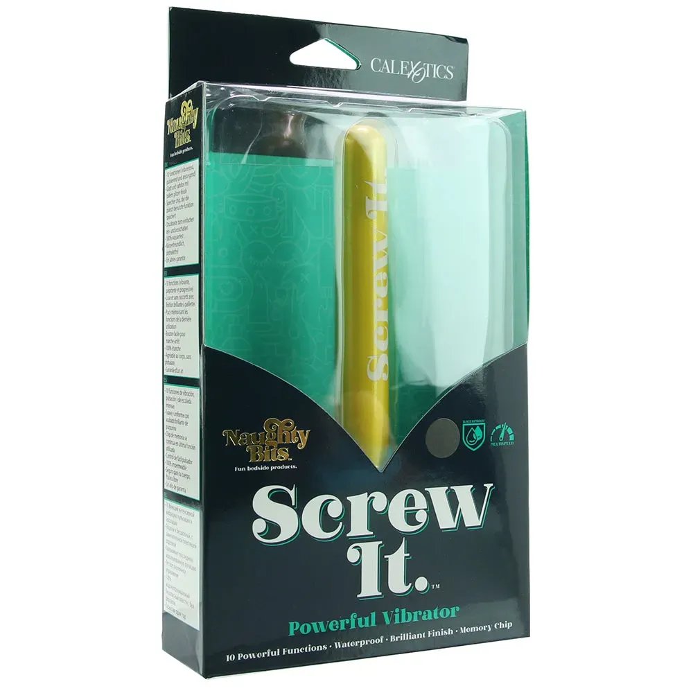 CalExotics  Naughty Bits Screw It. Powerful Vibrator-Seduce Mart