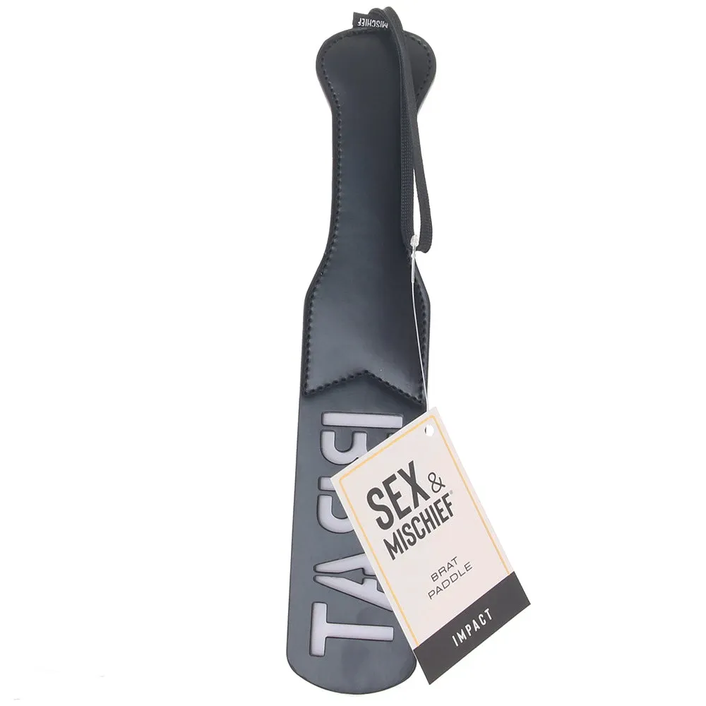 Sex &amp; Mischief Brat Paddle