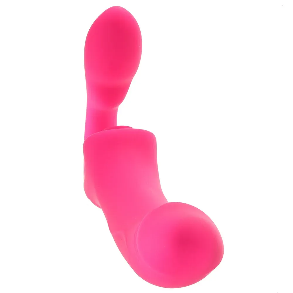 XR Brands  Strap U Mighty Licker Strapless Strap-On Vibe-Seduce Mart