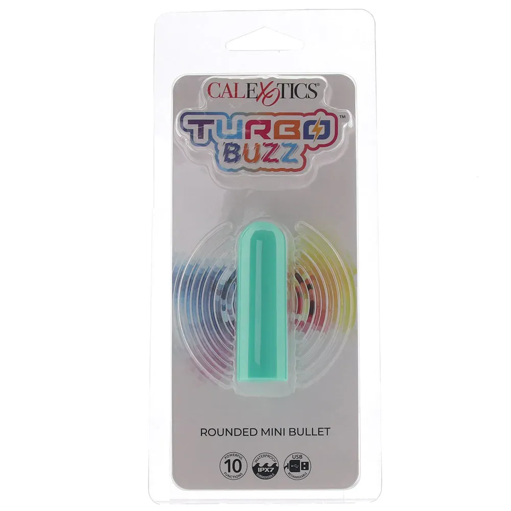 CalExotics  Turbo Buzz Rounded Mini Bullet Vibe in Green-Seduce Mart