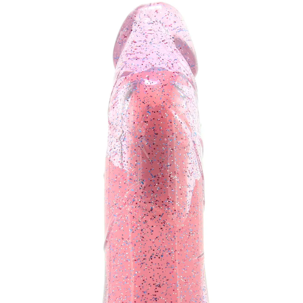 Blush  Glow Dicks 8 Inch Molly Light Show Vibe in Pink-Seduce Mart