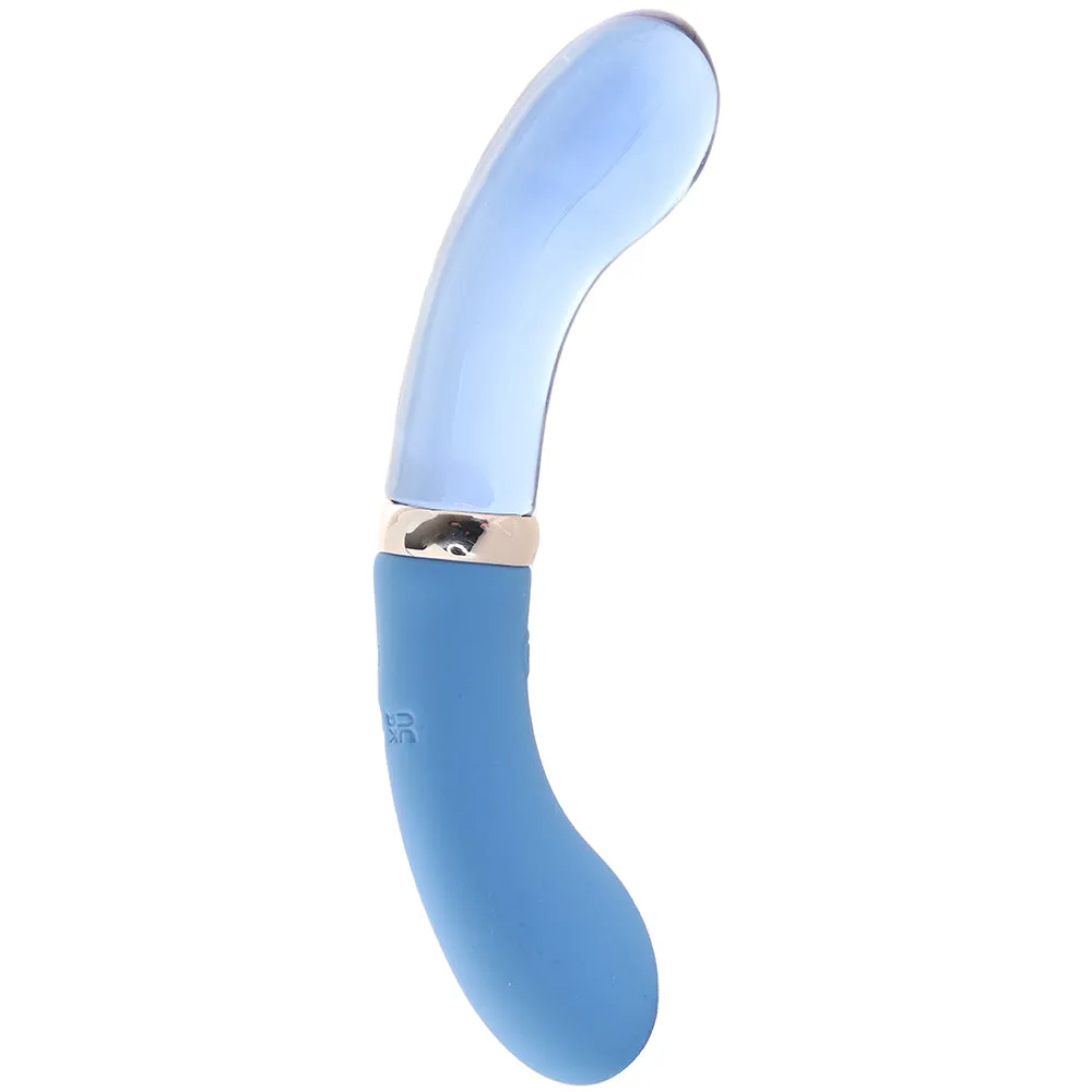 XR Brands  Prisms Bleu Dual Ended Silicone and Glass G-Vibe-Seduce Mart