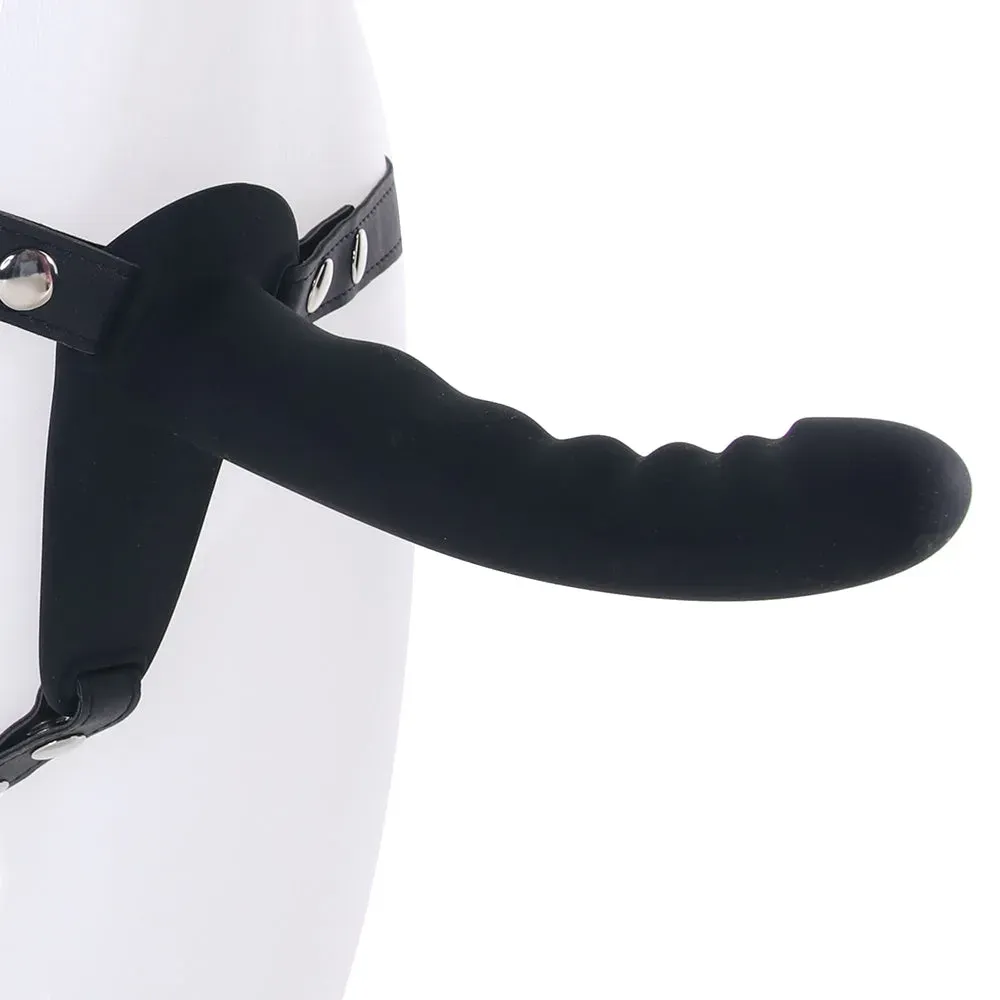 Shots Toys  Ouch! Adjustable Dual Ribbed Strap-On Vibe-Seduce Mart