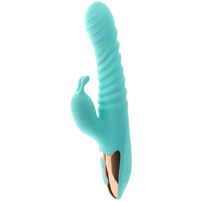 Evolved Novelties  Adam &amp; Eve Heat Me Up Thrusting Rabbit Vibe-Seduce Mart