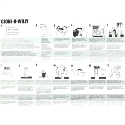 mpire Labs  Clone-A-Willy Vibrator Kit in Glow in the Dark-Seduce Mart