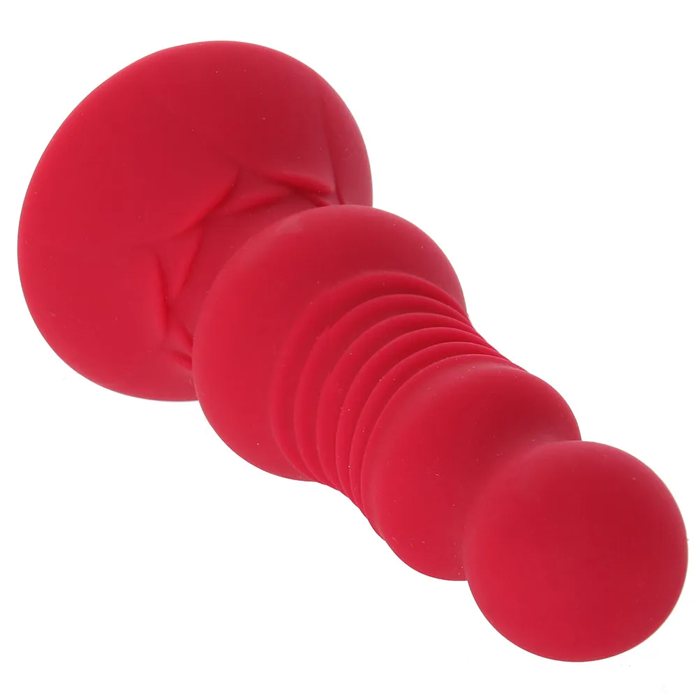 X-Gen  Secret Kisses Rosebud Thrusting Butt Plug-Seduce Mart