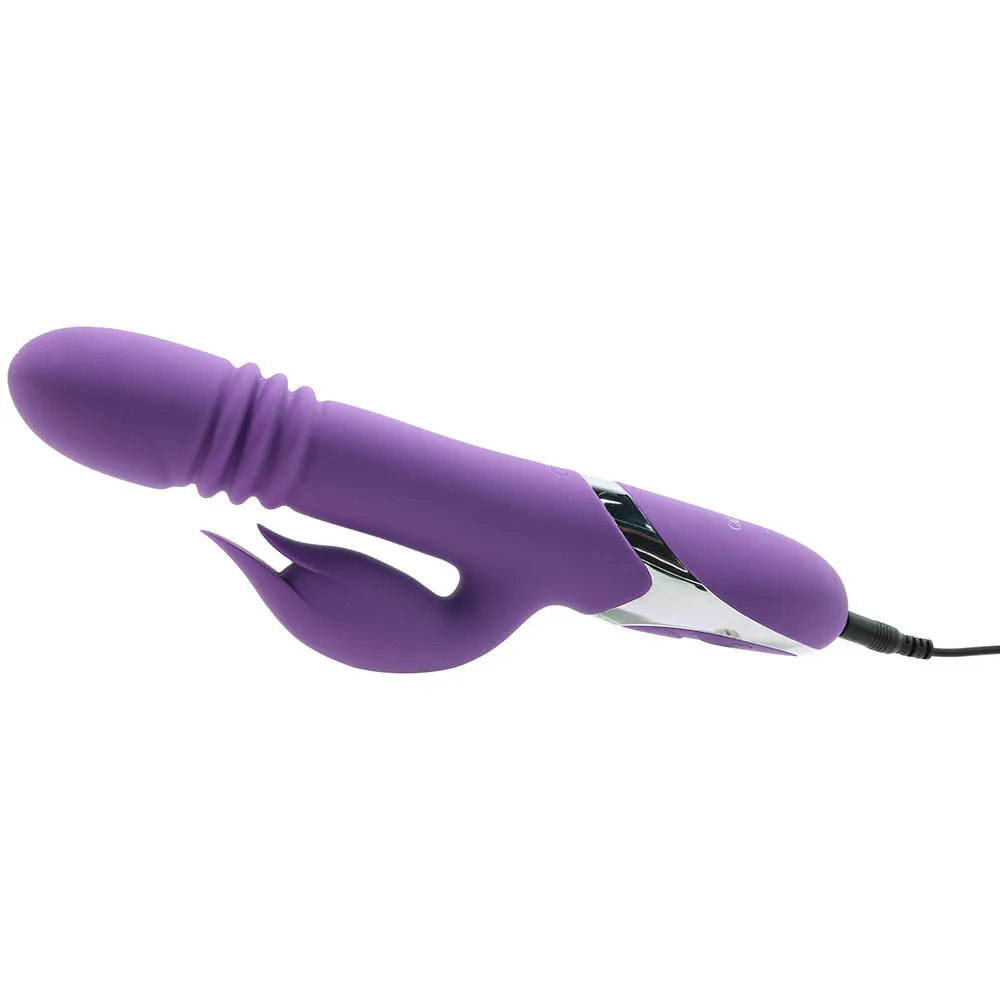 CalExotics  Enchanted Kisser Thrusting Rabbit Vibe in Purple-Seduce Mart