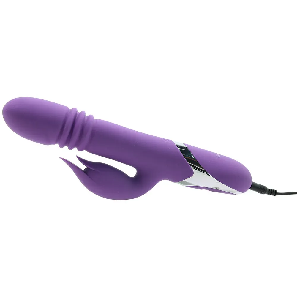 CalExotics  Enchanted Kisser Thrusting Rabbit Vibe in Purple-Seduce Mart