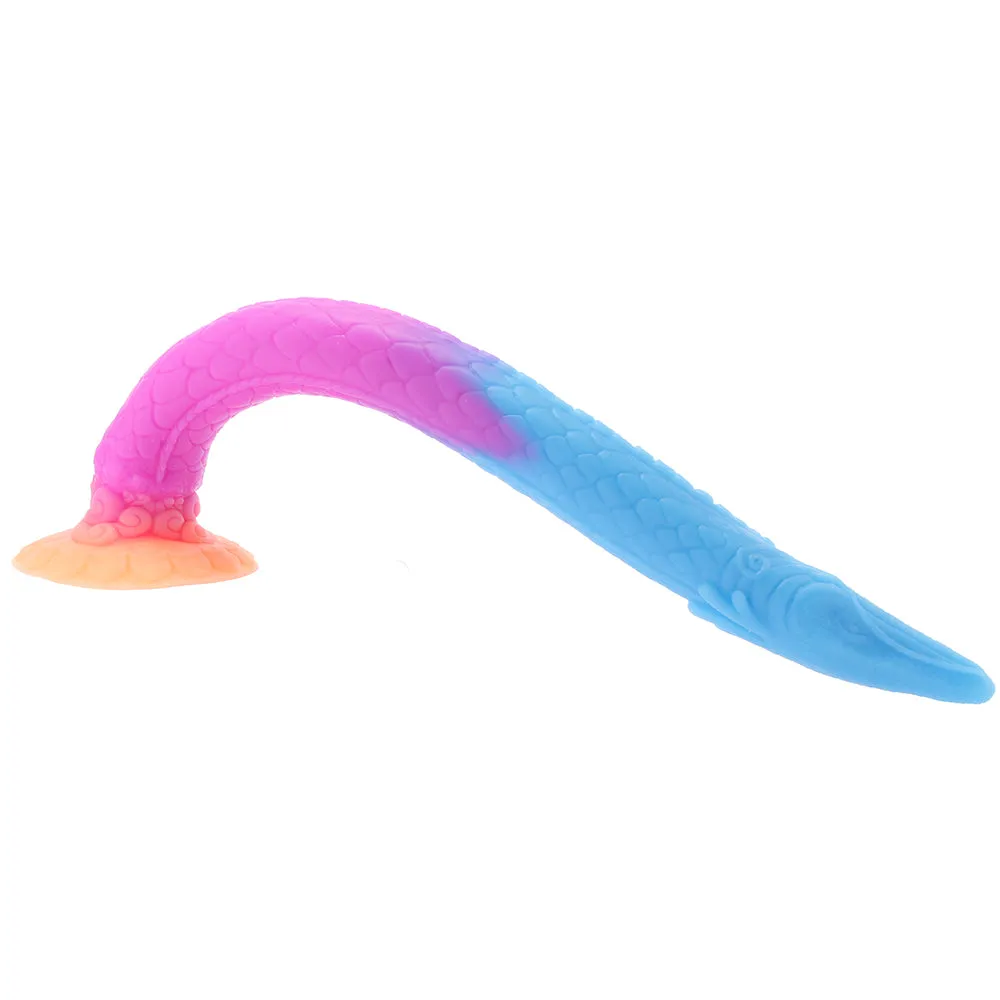 XR Brands  Creature Cocks Makara Glow in the Dark Snake Dildo