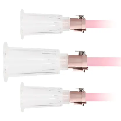 Shots Toys  Pumped Rechargeable Clitoral &amp; Nipple Pump Set in Medium-Seduce Mart