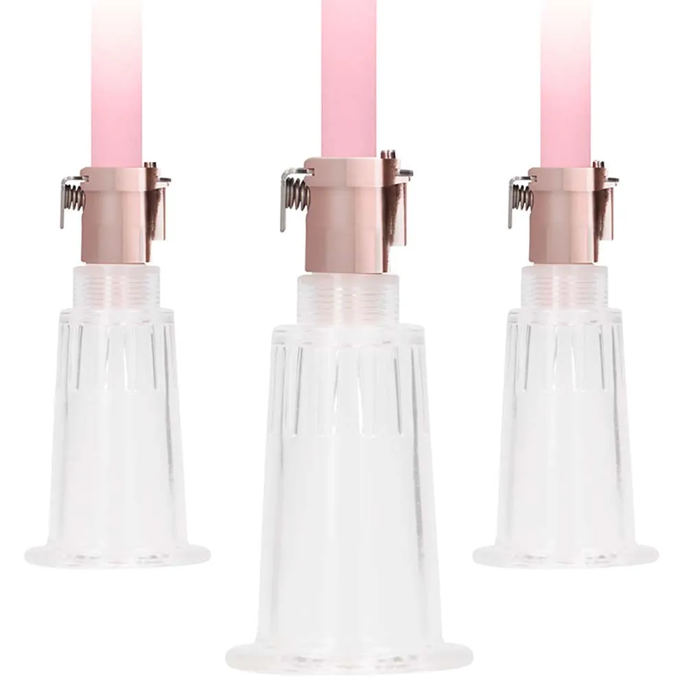 Shots Toys  Pumped Rechargeable Clitoral &amp; Nipple Pump Set in Medium-Seduce Mart