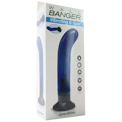 Pipedream  Waterproof Wall Bangers G-Spot Vibe in Blue-Seduce Mart