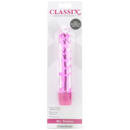 Pipedream  Classix Mr. Twister Metallic Vibe in Pink-Seduce Mart