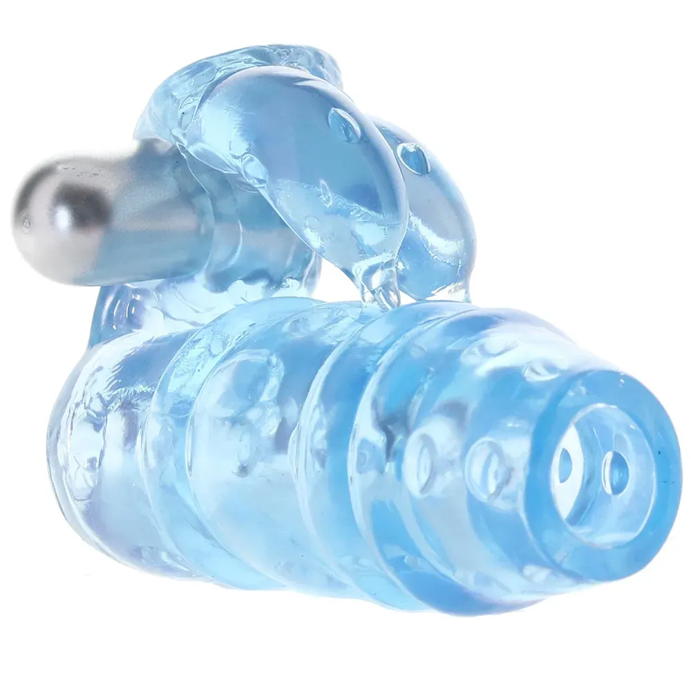 CalExotics  3 Way Double Dolphin Vibrating Enhancer