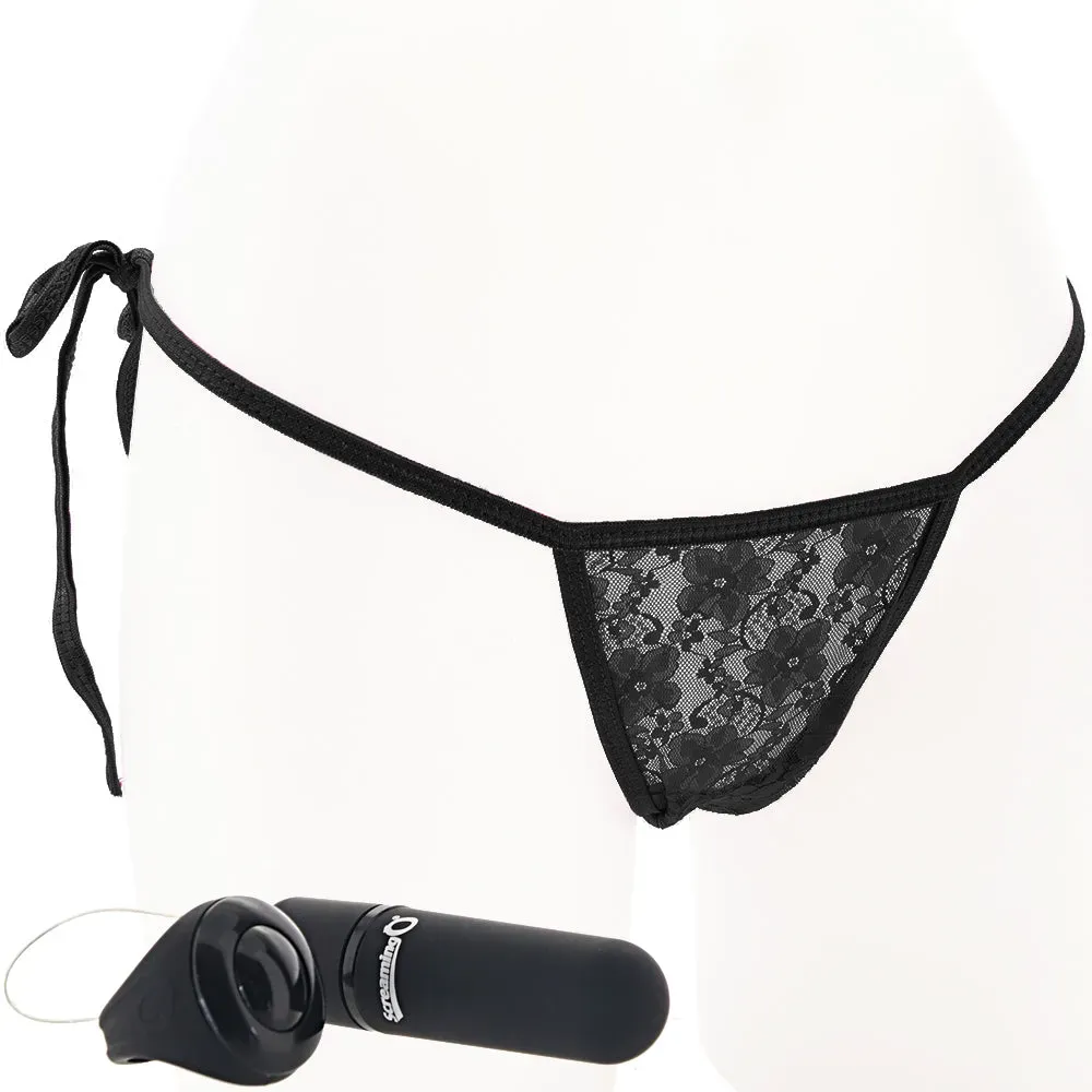 Screaming O  My Secret Treble Remote Panty Vibe Set in Black-Seduce Mart