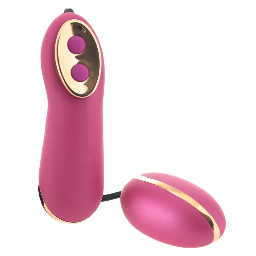 CalExotics  Entice Ella 7 Function Egg Vibe in Raspberry-Seduce Mart