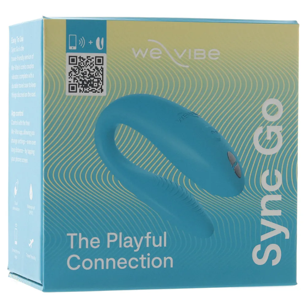 We-Vibe  We-Vibe Sync Go Travel Couples Vibe in Turquoise-Seduce Mart
