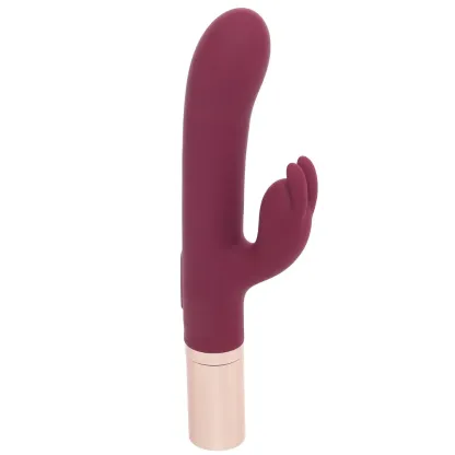 Shots Toys  Loveline The Traveler Rabbit Vibe in Burgundy-Seduce Mart