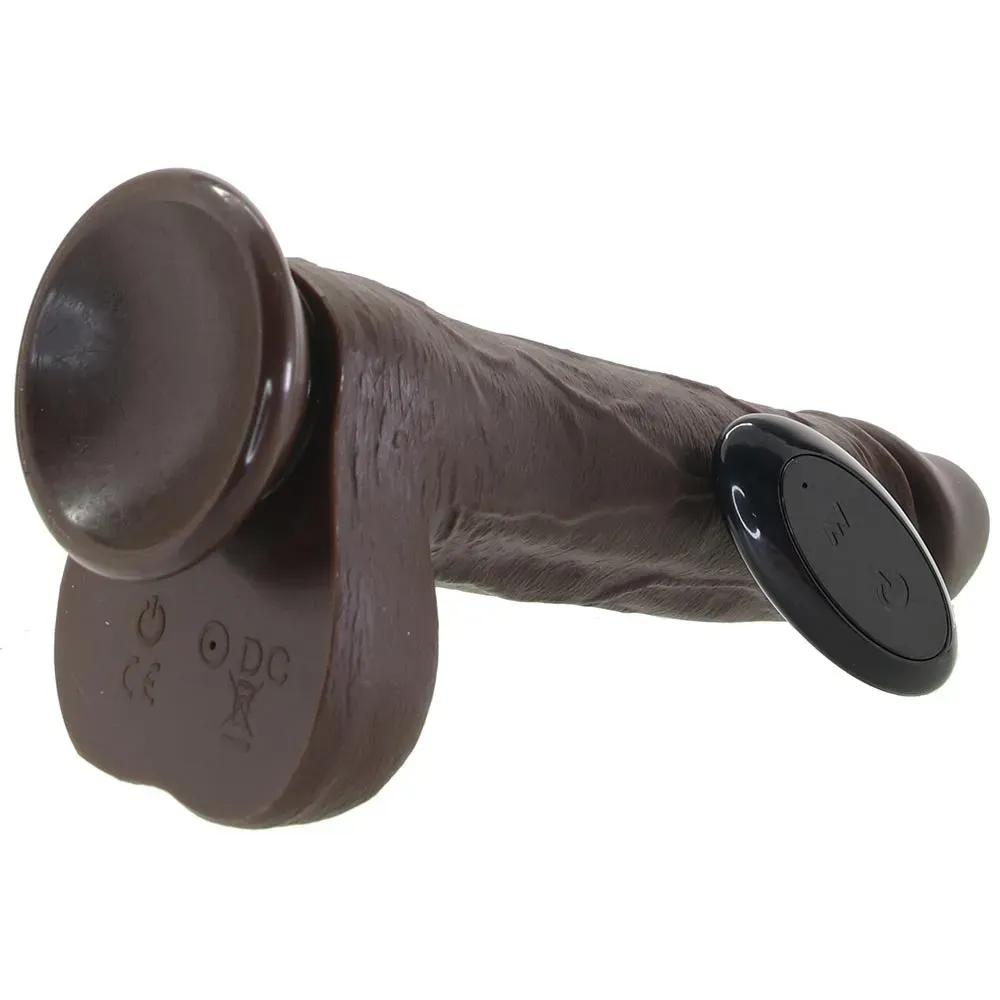 Blush  Dr. Skin Dr. Murphy 8 Inch Thrusting and Gyrating Vibe-Seduce Mart