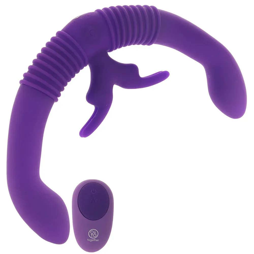 Electric Eel  Together Remote Couple's Vibe in Purple-Seduce Mart