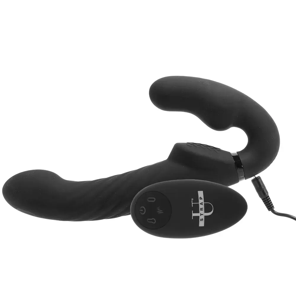 XR Brands  Ergo-Fit Twist Inflatable Vibrating Strapless Strap-On-Seduce Mart