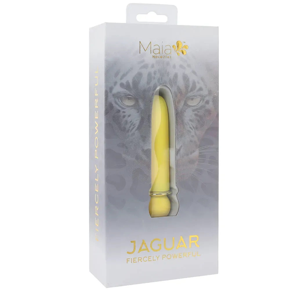 Maia  Jaguar Fiercely Powerful Mini Vibe in Yellow-Seduce Mart