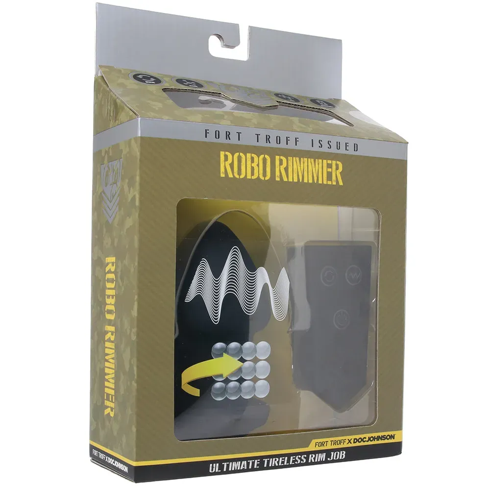 Doc Johnson  Fort Troff Robo Rimmer Remote Plug in Black-Seduce Mart