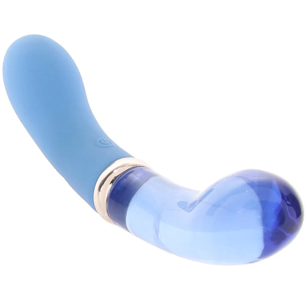 XR Brands  Prisms Bleu Dual Ended Silicone and Glass G-Vibe-Seduce Mart