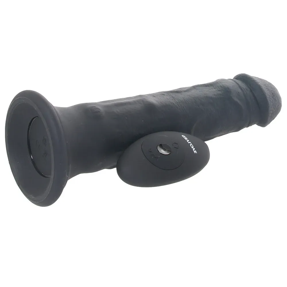 Evolved Novelties  Black Thunder Vibe with Massage Beads-Seduce Mart